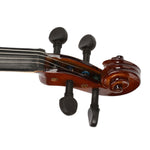 ZUN New 1/4 Acoustic Violin Case Bow Rosin Natural 26585727