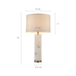 ZUN Alabaster Table Lamp B035122354