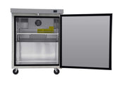 ZUN ORIKOOL 29" Commercial Under Counter Freezer 1 Door 8 Cu.ft Undercounter Work Top Freezers ETL W2095126116