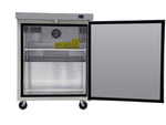 ZUN Orikool 29 IN Commercial Refrigerators, Undercounter Refrigerators 8 Cu.Ft with Smooth Casters, 1 W2095126115