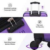 ZUN Hardshell Luggage Sets 24inches + Bag Spinner Suitcase with TSA Lock Lightweight PP309432AAI