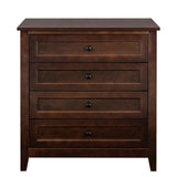 ZUN Solid Wood spray-painted drawer dresser bar,buffetware cabinet lockers buffet server console W679103292