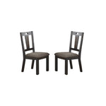 ZUN Upholstery Dining Chairs, Dark Grey SR011832