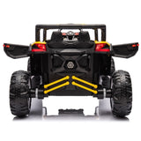 ZUN 12V Ride On Car with Remote Control,UTV ride on for kid,3-Point Safety Harness, Music Player W1396126991
