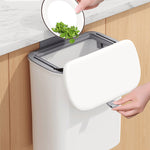 ZUN Joybos® Multifunctional Wall Mounted Kitchen Trash Can 60451244