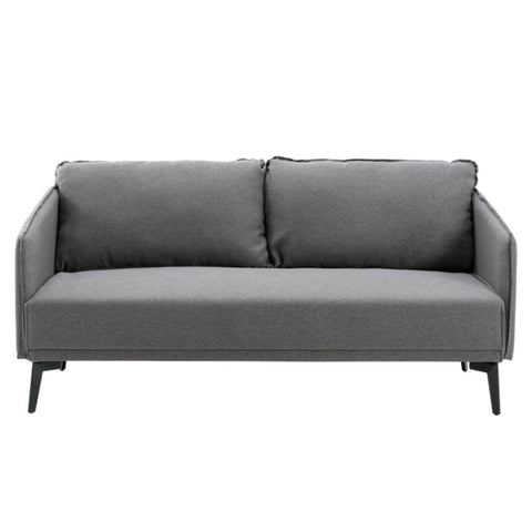 ZUN Gray Modern 3 Seater Fabric Sofa Couch Armchair Living Room Office w/2 Cushion 41033920