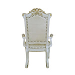 ZUN ACME Vendome Executive Office Chair in PU & Antique Pearl Finish OF01518
