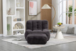 ZUN Fluffy bean bag chair, comfortable bean bag for adults and children, super soft lazy sofa chair with W1996131028