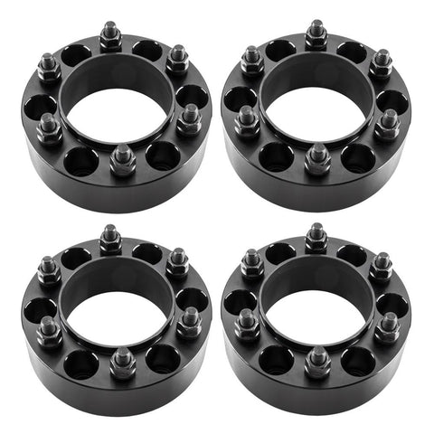 ZUN 4pc 2" 6x5.5 Wheel Spacer Adapters 12x1.5 Stud 6 Lug For Toyota Tacoma 2001-2018 73992958