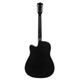ZUN 41in Full Size Cutaway Acoustic Guitar 20 Frets Beginner Kit for Students Adult Bag Cover Wrench 29728754