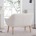 ZUN 50 "width Loveseat sofa - Ergonomic with pillow W680127246