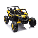 ZUN 12V Ride On Car with Remote Control,UTV ride on for kid,3-Point Safety Harness, Music Player W1396126991