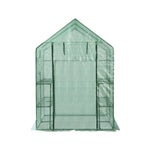 ZUN Mini Walk-in Greenhouse Indoor Outdoor -2 Tier 8 Shelves- Portable Plant Gardening Greenhouse W41923916