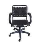 ZUN Bungee Arm Office Chair With Black Coating B091119807