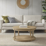 ZUN Castered Coffee Table B03549005