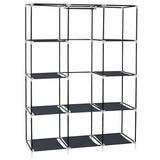 ZUN 67" Portable Closet Organizer Wardrobe Storage Organizer with 10 Shelves Quick and Easy to Assemble 09015276