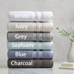 ZUN 100% Cotton Feather Touch Antimicrobial Towel 6 Piece Set B03595631