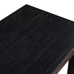 ZUN Modern minimalist high bar table, made of noble black and elegant appearance, with USB socket W1897110481