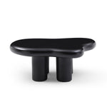 ZUN Cute Cloud Coffee Table for Living Room, Black ,35.43inch W876124396