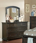ZUN Traditional Design Bedroom Furniture 1pc Dresser of 7x Drawers Grayish Brown Finish Wooden Furniture B01166129