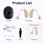 ZUN Hearing Aids for Seniors Rechargeable with Noise Canceling, Hearing for Adults, Sound 47715294