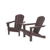 ZUN HDPE Adirondack Fire Pit Chairs, Sand Patio Outdoor Chairs,DPE Plastic Resin Deck W120941840