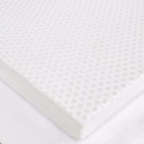 ZUN Hypoallergenic 3" Cooling Gel Memory Foam Mattress Topper with Removable Cooling Cover B03595140