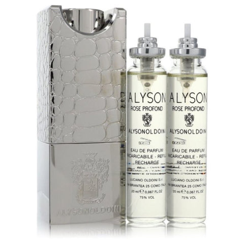 Rose Profond by Alyson Oldoini Eau De Parfum Refillable Spray Includes 3 x 20 ml Refills and FX-551338