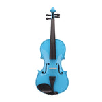 ZUN 4/4 Acoustic Violin Case Bow Rosin Sky Blue 32162284