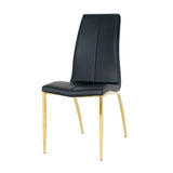 ZUN Modern Dining Chairs with Faux Leather Padded Seat Dining Living Room Chairs Upholstered Chair with W210127299