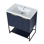 ZUN 30 Inch Freestanding Bathroom Vanity With Resin Basin,30x18 W99981924