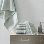ZUN Cotton 6 Piece Bath Towel Set B035129623
