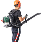 ZUN OSAKAPRO 52CC 2-Cycle Gas Backpack Leaf Blower with extention tube,green W46551392