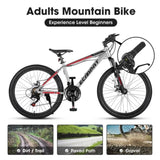 ZUN A26299 Rycheer 26 inch Mountain Bike Bicycle for Adults Aluminium Frame Bike Shimano 21-Speed with W1856107338