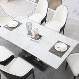 ZUN STONE DINING TABLE only table parts W509104382