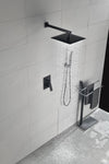 ZUN 12" Rain Shower Head Systems Wall Mounted Shower W127255511