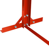 ZUN Steel H-Frame Hydraulic Garage/Shop Floor Press with Stamping Plates, with a pressure gauge,12 Ton W1239124309