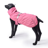 ZUN New Style Dog Winter Jacket with Waterproof Warm Polyester Filling Fabric-（pink ,size 2XL）） 21163141