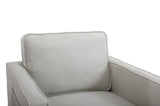 ZUN Modern Linen Swivel Accent Chair ,Comfy Armchair with 360 Degree Swiveling for Living Room, Bedroom, W136194672
