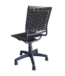 ZUN Bungee Task Office Chair Armless With Black Coating B091119808