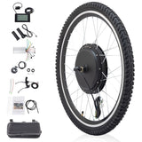 ZUN 26in 1000W Rear Drive With Tires Bicycle Modification Parts Black 34687481