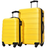 ZUN Luggage Sets of 2 Piece Carry on Suitcase Airline Approved,Hard Case Expandable Spinner Wheels PP302834AAL