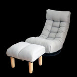 ZUN Single sofa reclining chair Japanese chair lazy sofa tatami balcony reclining chair leisure sofa W24417916