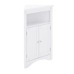 ZUN sideboard cabinet,corner cabinet,Bathroom Floor Corner Cabinet with Doors and Shelves, Kitchen, W1781108580
