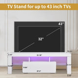 ZUN TV stand with Storage 43 inch LED Modern TV Media Console Entertainment Center with Drawer TV W162594682