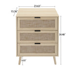 ZUN 3 Drawer Cabinet, Suitable for bedroom, living room, study W68877193