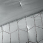 ZUN Metallic Printed Comforter Set B03595838