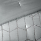 ZUN Metallic Printed Comforter Set B03595839