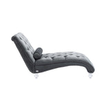 ZUN COOMORE Leisure concubine sofa with acrylic feet W39538683