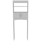 ZUN Cruze 1-Drawer 2-Shelf Over The Toilet Cabinet White B06280187
